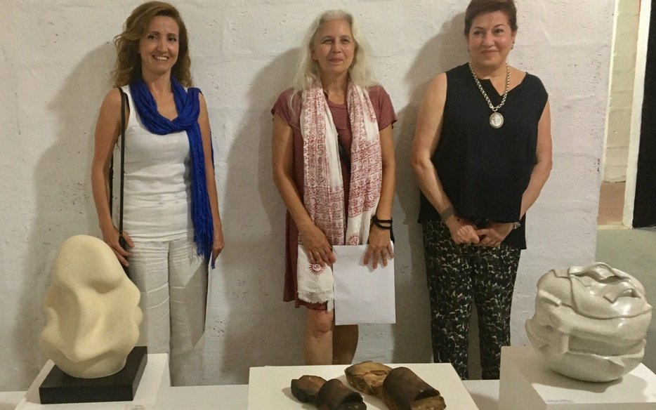 The three winning submissions, Sabine Karam (2), Maha Nasrallah (1), and May Ammoun (3), from left to right_Image courtesy of MACAM Lebanon.jpg